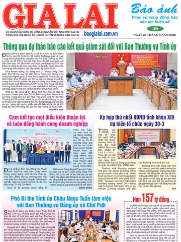 Báo Ảnh Gia Lai ngày 26-3-2026