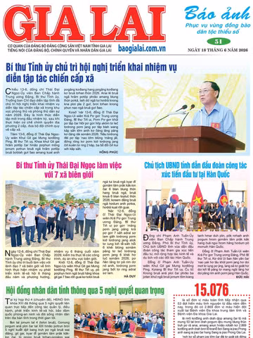 Báo Ảnh Gia Lai ngày 18-6-2026