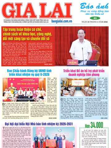 Báo Ảnh Gia Lai ngày 23-4-2026