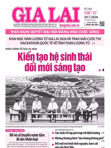Báo Gia Lai số thứ tư ngày 29-7-2026