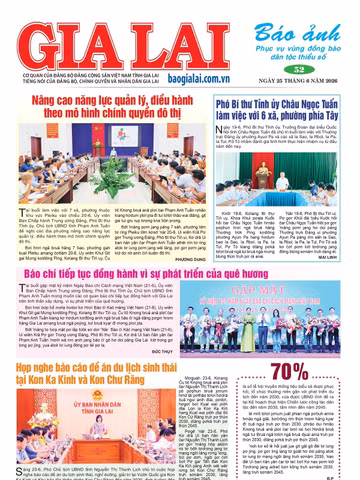 Báo Ảnh Gia Lai ngày 25-6-2026