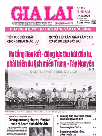 Báo Gia Lai số thứ sáu ngày 14-8-2026
