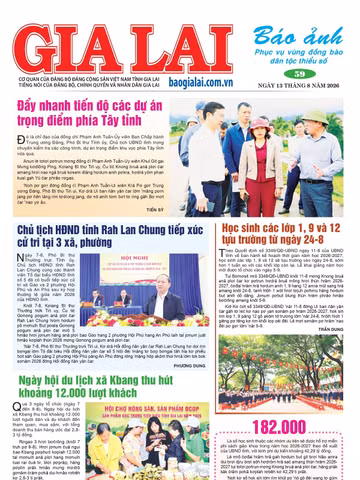 Báo Ảnh Gia Lai ngày 13-8-2026
