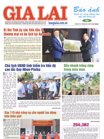 Báo Ảnh Gia Lai ngày 1-10-2026