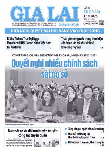Báo Gia Lai số thứ năm ngày 1-10-2026