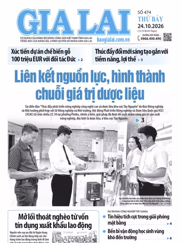 Báo Gia Lai số thứ bảy ngày 24-10-2026