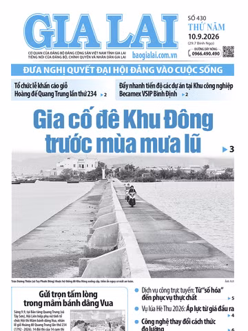 Báo Gia Lai số thứ năm ngày 10-9-2026