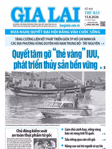 Báo Gia Lai số thứ bảy ngày 15-8-2026