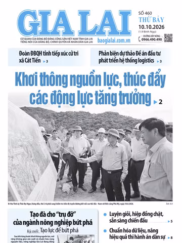 Báo Gia Lai số thứ bảy ngày 10-10-2026