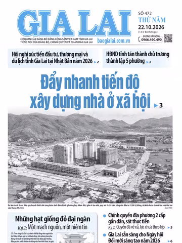 Báo Gia Lai số thứ năm ngày 22-10-2026