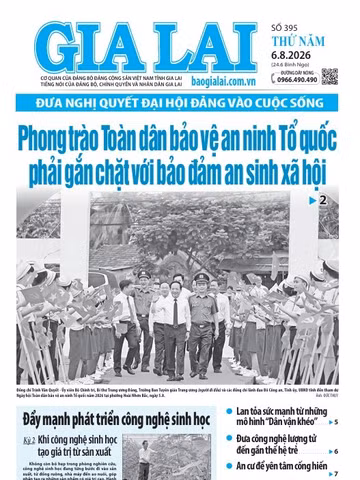 Báo Gia Lai số thứ năm ngày 6-8-2026