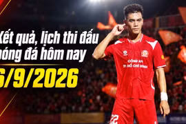 Kết quả, lịch thi đấu bóng đá hôm nay 6/9/2026: Arsenal đại chiến Chelsea