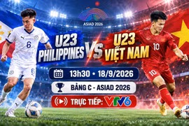Link xem trực tiếp U23 Philippines vs U23 Việt Nam, 13h30 ngày 18/9
