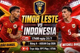 Timor Leste vs Indonesia 17h ngày 31/7: Link xem trực tiếp, nhận định dự đoán