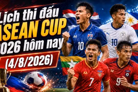 Lịch thi đấu ASEAN Cup 2026 (AFF Cup) hôm nay 4/8