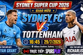 Sydney FC vs Tottenham: Link xem trực tiếp, đội hình và dự đoán
