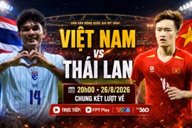 Việt Nam vs Thái Lan 20h ngày 26/8: Link xem trực tiếp, nhận định dự đoán