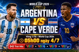 Kênh xem trực tiếp Argentina vs Cape Verde 5h ngày 4/7: Nhận định trận đấu