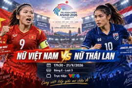 Nữ Việt Nam vs nữ Thái Lan, 17h30 ngày 21/9: Trận chiến vì vé tứ kết
