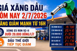 Giá xăng dầu hôm nay 2/7: Xăng giảm mạnh từ 16h, dầu thế giới tiếp tục hạ