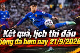 Kết quả, lịch thi đấu bóng đá hôm nay 21/9: Nữ Việt Nam đấu Thái Lan