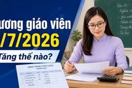 Lương giáo viên từ 1/7/2026 tăng thế nào, hệ số đặc thù đã áp dụng chưa?