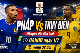 Pháp vs Thụy Điển 4h ngày 1/7: Nhận định dự đoán tỷ số trận đấu