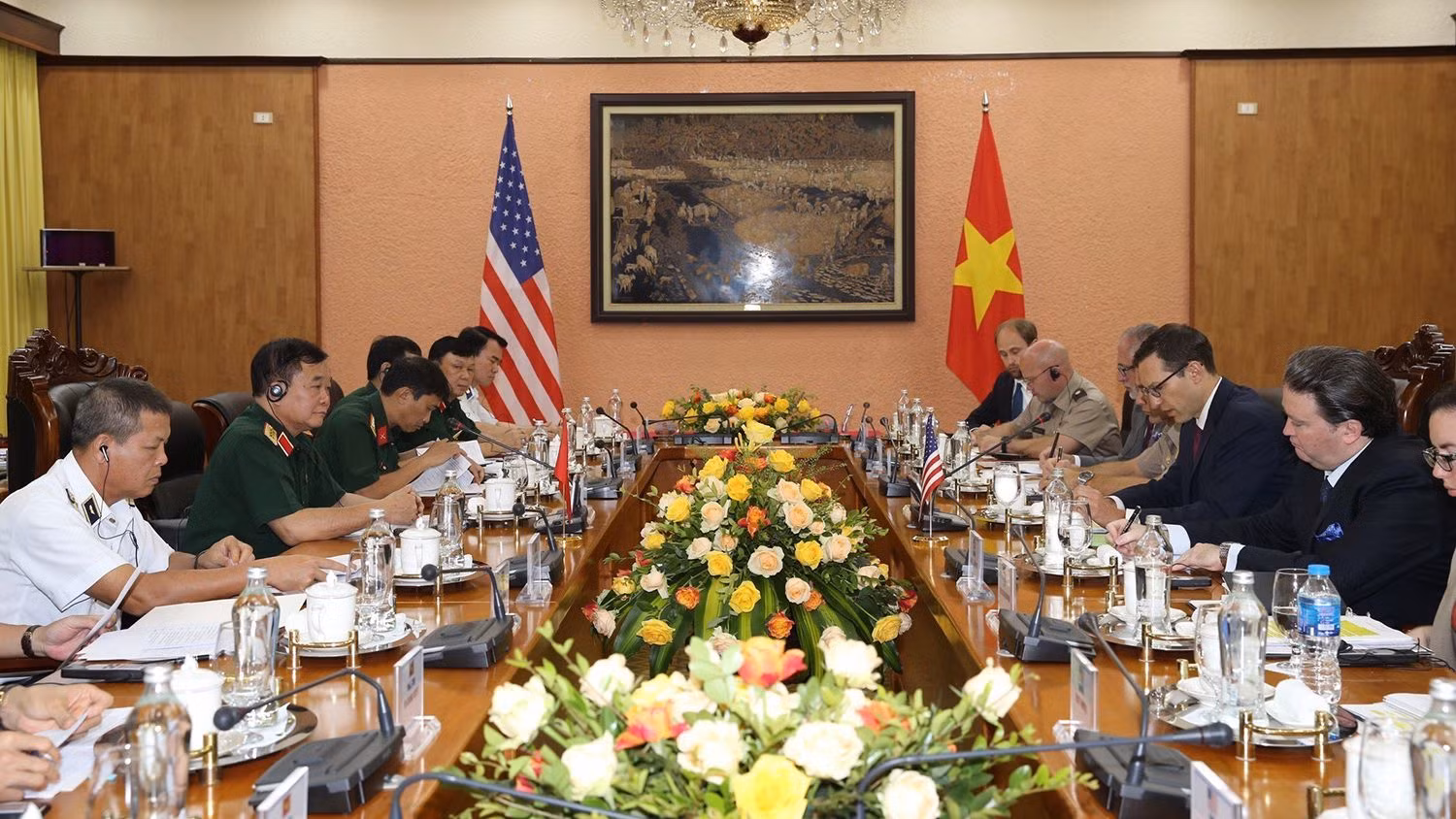 Quang cảnh Đối thoại Chính sách quốc phòng Việt Nam-Hoa Kỳ năm 2022. (Ảnh: TTXVN)