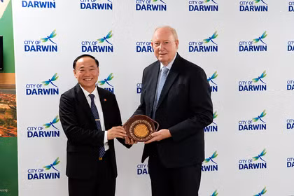 Gia Lai thúc đẩy quan hệ hợp tác với TP. Darwin