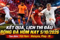 Kết quả, lịch thi đấu bóng đá hôm nay 5/10: Việt Nam tranh hạng ba với Malaysia