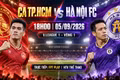 CA TP.HCM vs Hà Nội FC 18h ngày 5/9: Link xem trực tiếp, nhận định dự đoán