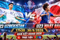 Link xem trực tiếp U23 Uzbekistan vs U23 Nhật Bản 17h30 ngày 30/9