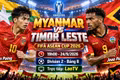 Myanmar vs Timor Leste 19h ngày 24/9: Ai chiếm lợi thế ở bảng B?