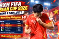 BXH FIFA ASEAN Cup 2026 mới nhất: Việt Nam có 3 điểm, Thái Lan tạm dẫn bảng B