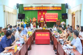 Kiểm tra công tác phòng, chống thiên tai tại khu vực An Lão, An Nhơn