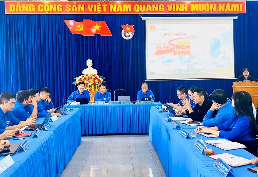 Quang cảnh lễ phát động. Ảnh: M.N Quang cảnh lễ phát động. Ảnh: M.N