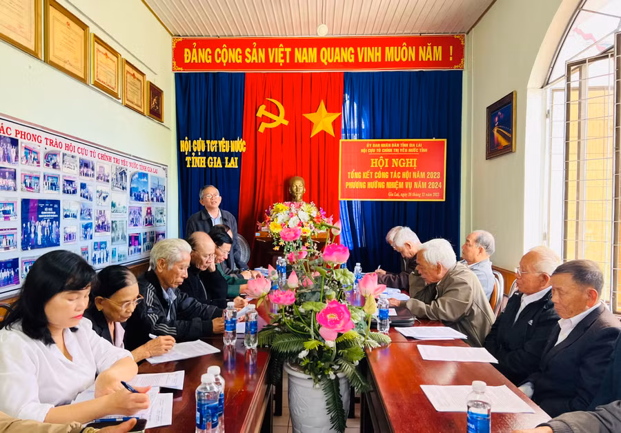 Quang cảnh hội nghị tổng kết. Ảnh: P.L Quang cảnh hội nghị tổng kết. Ảnh: P.L