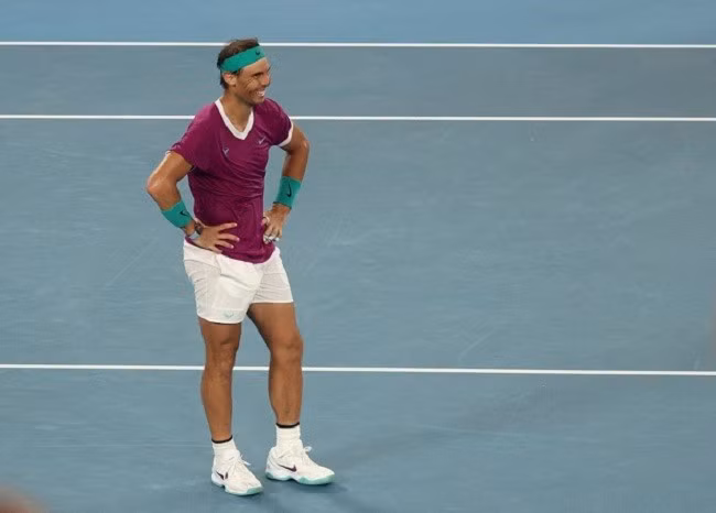 Nadal trở thành tay vợt nam có nhiều danh hiệu Grand Slam nhất lịch sử quần vợt thế giới. (Ảnh: Reuters).