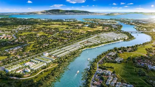 Phối cảnh tổng thể khuôn viên toàn dự án Quy Nhơn Iconic. Ảnh: Realty Holdings