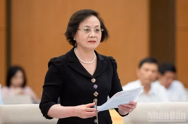 Bộ trưởng Nội vụ Phạm Thị Thanh Trà. (Ảnh: DUY LINH)