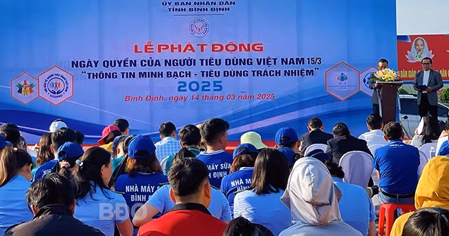 Quang cảnh buổi Lễ phát động. Ảnh: HẢI YẾN
