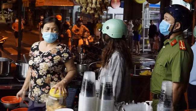 Lực lượng CA bám địa bàn kịp thời ngăn chặn các hành vi vi phạm pháp luật. Ảnh: K.A