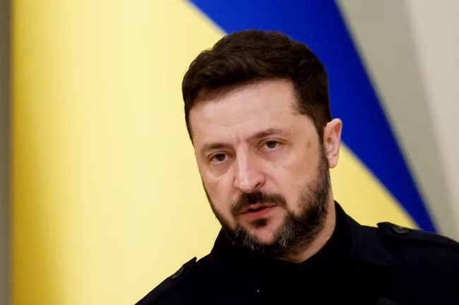 Tổng thống Ukraine Volodymyr Zelensky. Ảnh: Reuters