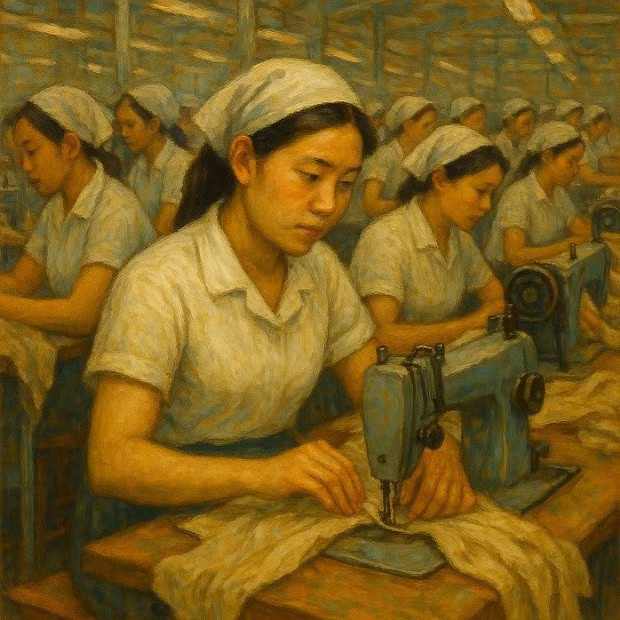 Từ ngày 1.7.2025, Luật BHXH 2024 chính thức có hiệu lực, người tham gia BHXH tự nguyện như lao động tự do, nội trợ… đều được hưởng chế độ thai sản. Vẽ minh họa AI: Hồng Đào.