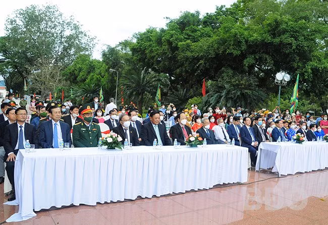 Quang cảnh buổi Lễ kỷ niệm 233 năm Chiến thắng Ngọc Hồi - Đống Đa. Ảnh: NGỌC NHUẬN