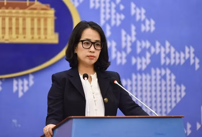 Người phát ngôn Bộ Ngoại giao Phạm Thu Hằng - Ảnh: Bộ Ngoại giao