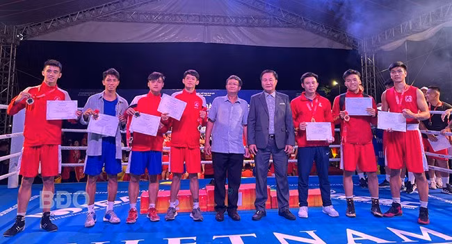 Các HLV, VĐV boxing Bình Định tiếp tục có giải đấu thành công ở cấp độ quốc gia. Ảnh: ĐẶNG HIẾU