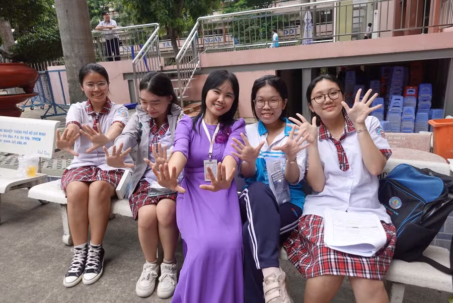 Thí sinh tham dự Kỳ thi tốt nghiệp THPT 2025. Ảnh: Hương Trần