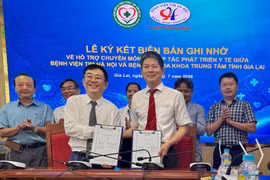 Bệnh viện Đa khoa Trung tâm tỉnh Gia Lai hợp tác với Bệnh viện Tim Hà Nội phát triển chuyên sâu tim mạch.