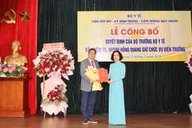 Bổ nhiệm Tiến sĩ Huỳnh Hồng Quang làm Viện trưởng Viện Sốt rét-Ký sinh trùng-Côn trùng Quy Nhơn.
